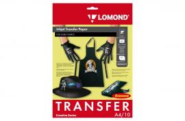 Термотрансферная бумага LOMOND Transfer Paper for dark cloth ECONOM A4, 10 листов