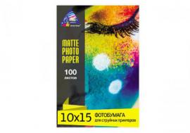 Матовая фотобумага INKSYSTEM 230g, 10x15, 100 л. для печати на Epson L850