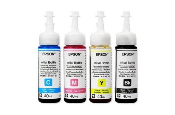 картинка Оригинальные чернила для Epson L364 (40 мл, 4 цвета)