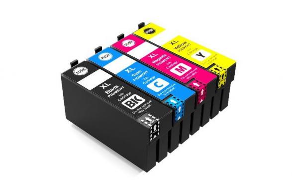 Комплект совместимых картриджей T40 для Epson SureColor SC-T3100 - inksystem.kz фото Комплект совместимых картриджей T40 для Epson SureColor SC-T3100