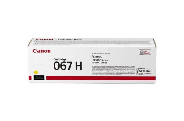 изображение Оригинальный картридж Canon 067H Yellow